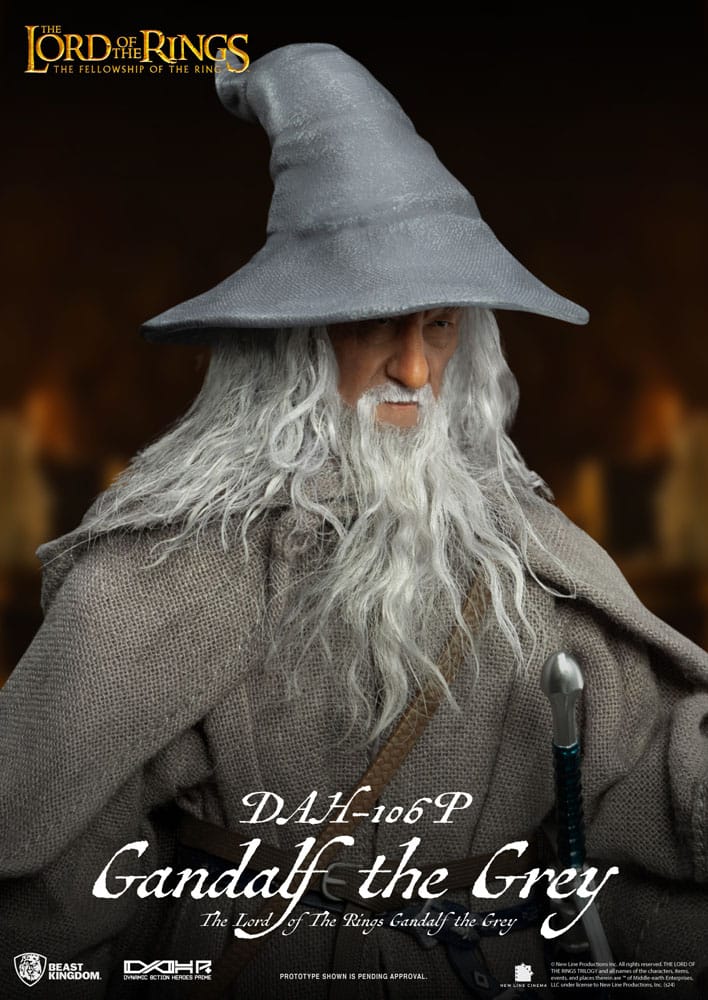 The Lord of the Rings Dynamic 8ction Heroes Gandalf the Grey Limited Edition Action Figure