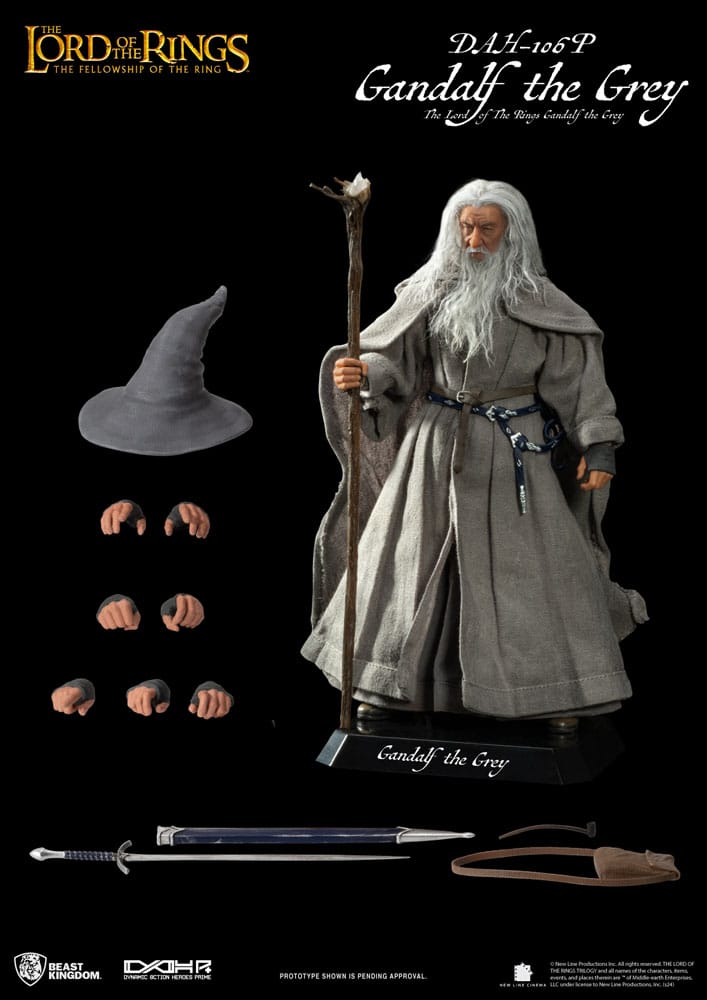 The Lord of the Rings Dynamic 8ction Heroes Gandalf the Grey Limited Edition Action Figure