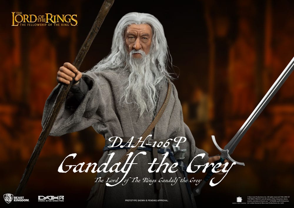 The Lord of the Rings Dynamic 8ction Heroes Gandalf the Grey Limited Edition Action Figure