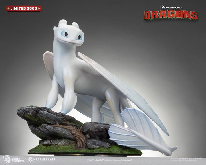 How To Train Your Dragon 3 Master Craft Statue Light Fury