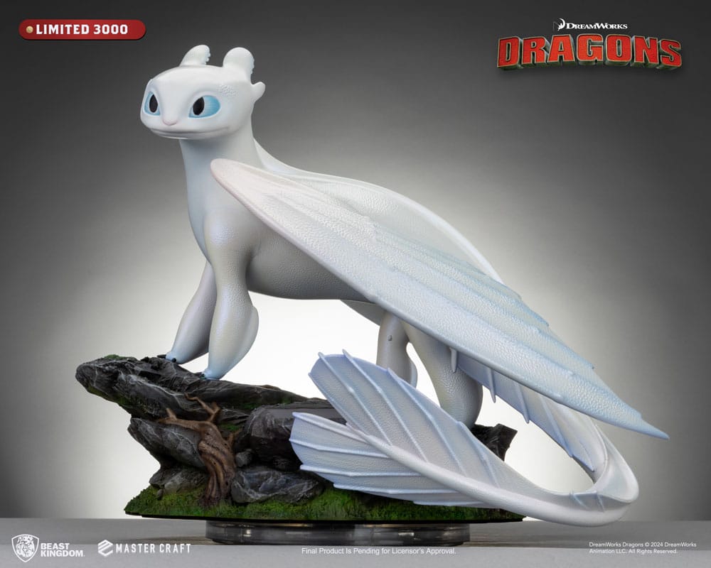 How To Train Your Dragon 3 Master Craft Statue Light Fury