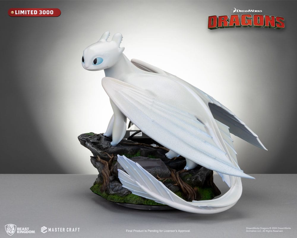 How To Train Your Dragon 3 Master Craft Statue Light Fury