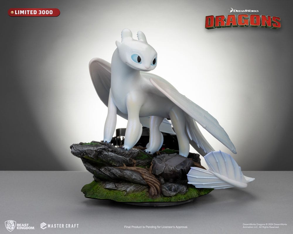 How To Train Your Dragon 3 Master Craft Statue Light Fury