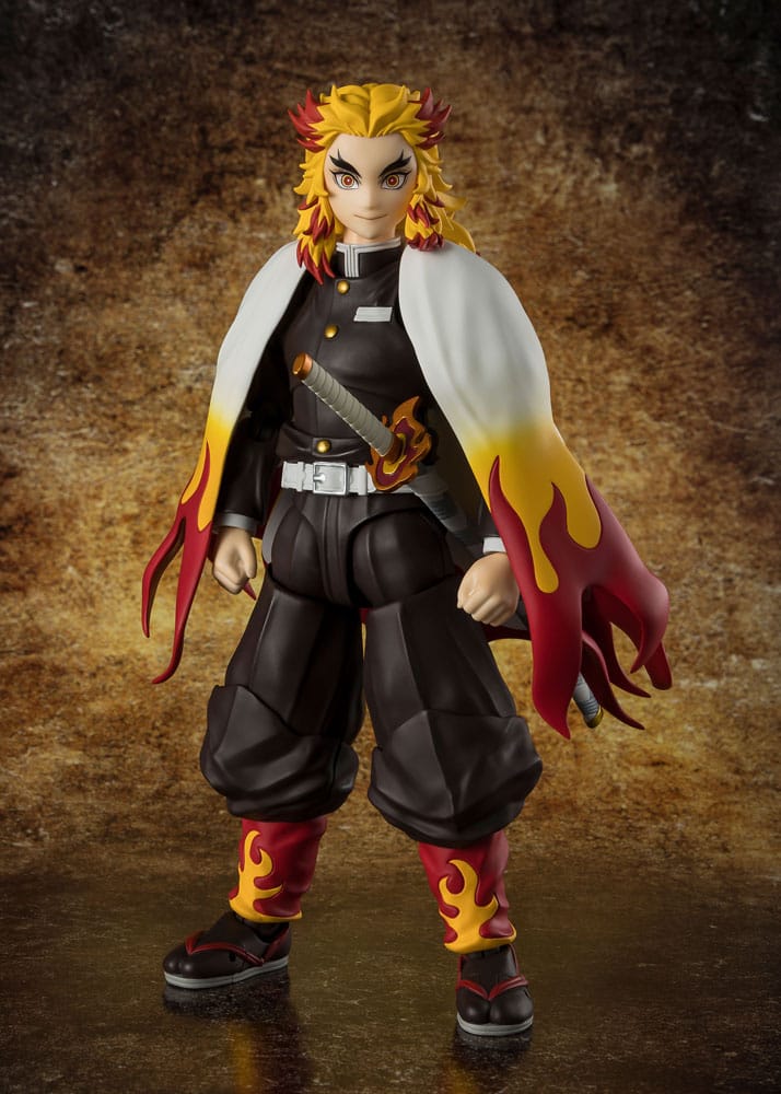 Demon Slayer: Kimetsu no Yaiba S.H.Figuarts Kyojuro Rengoku Action Figure