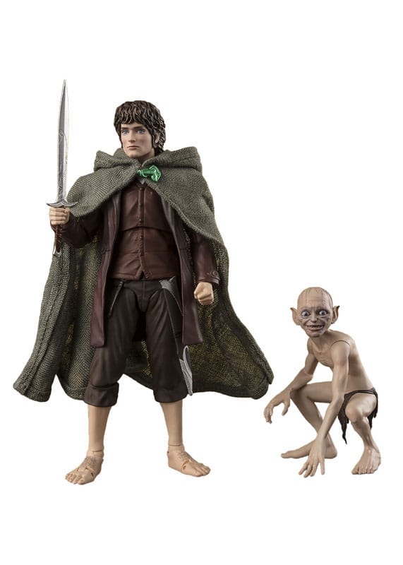 The Lord of the Rings: The Fellowship of the Ring S.H.Figuarts Frodo Baggins & Gollum Action Figure Set