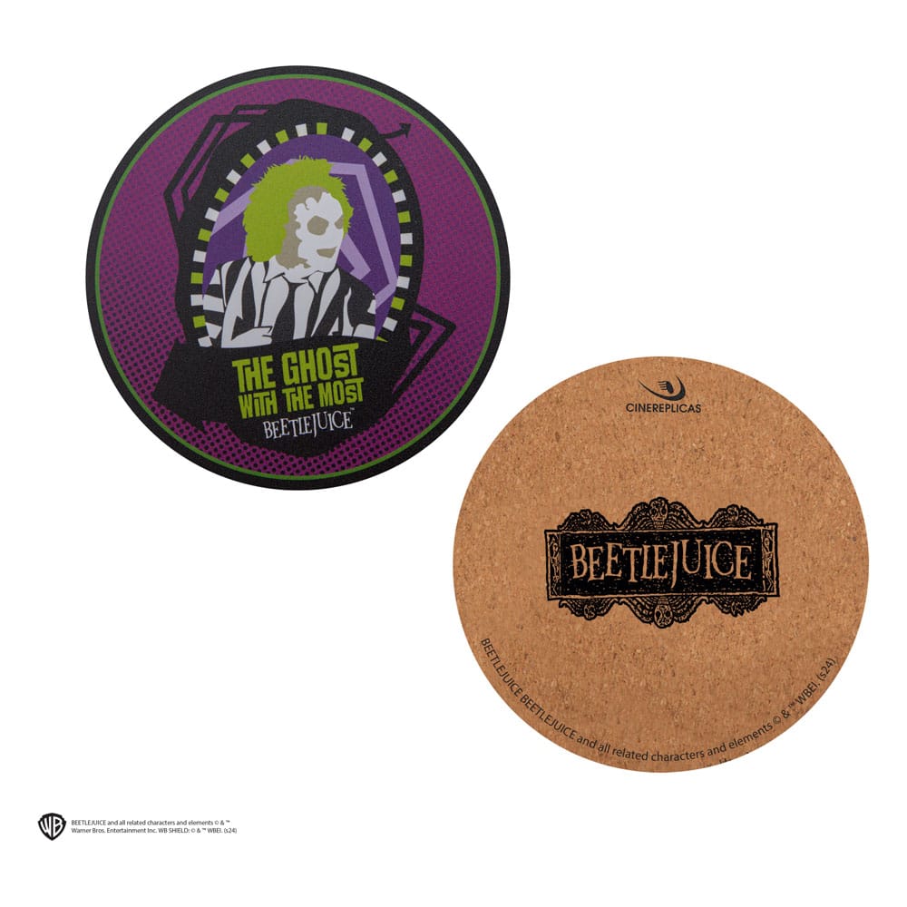 Set of 4 Beetlejuice Coasters