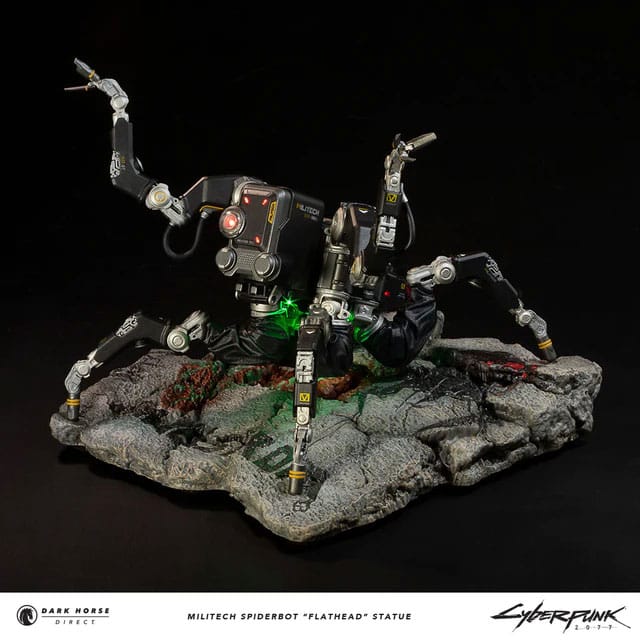 Cyberpunk 2077: Militech Spiderbot “Flathead” Statue