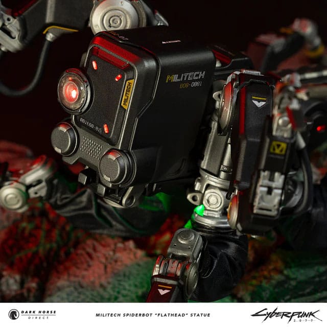 Cyberpunk 2077: Militech Spiderbot “Flathead” Statue