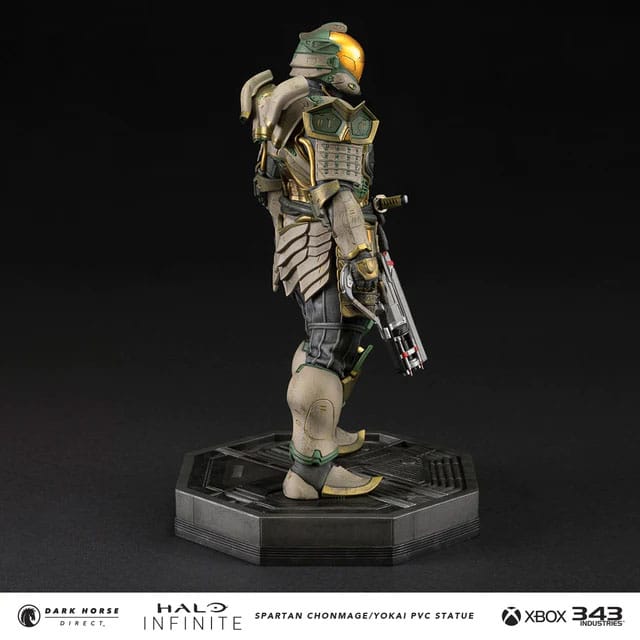 Halo Infinite: Spartan Chonmage with Yokai Mask Limited Edition Statue