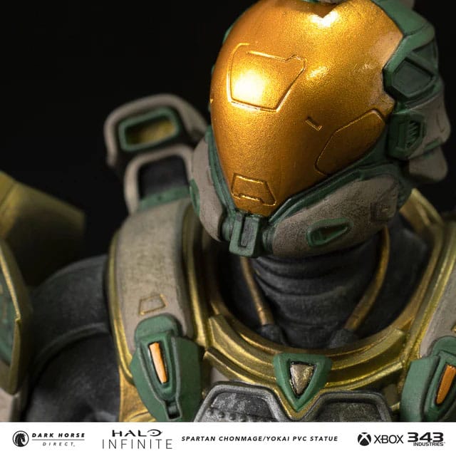 Halo Infinite: Spartan Chonmage with Yokai Mask Limited Edition Statue