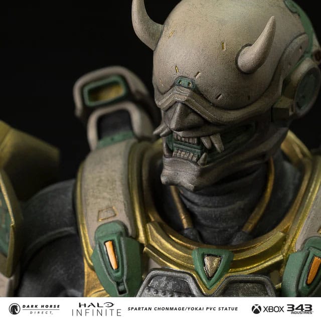 Halo Infinite: Spartan Chonmage with Yokai Mask Limited Edition Statue