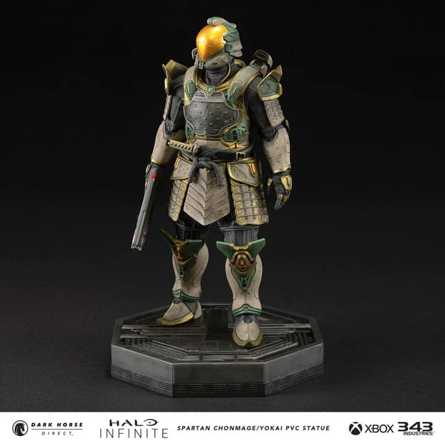 Halo Infinite: Spartan Chonmage with Yokai Mask Limited Edition Statue