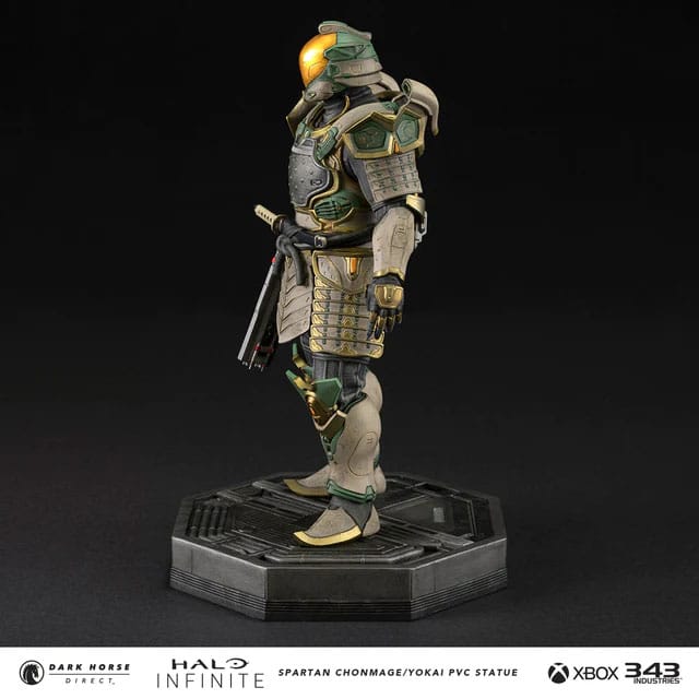 Halo Infinite: Spartan Chonmage with Yokai Mask Limited Edition Statue