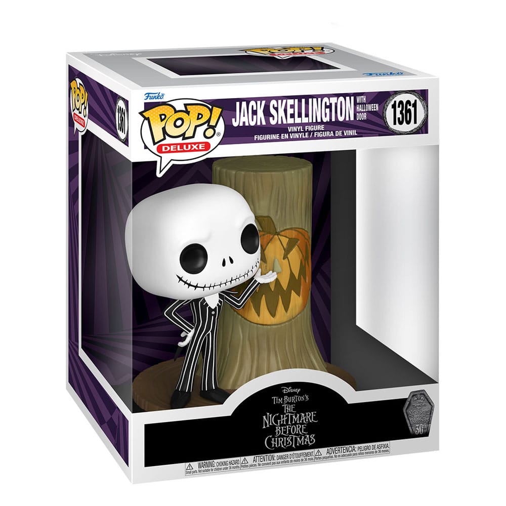 Jack Skellington with Halloween Door Nightmare Before Christmas Funko POP! Deluxe Vinyl Figure