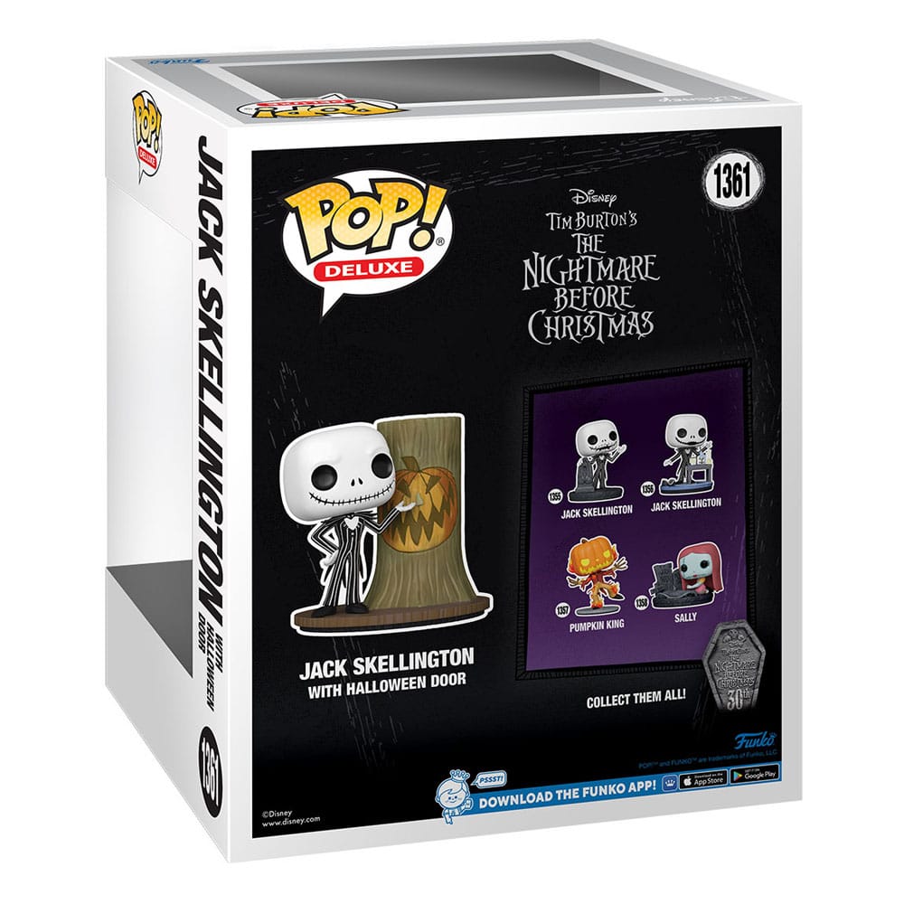 Jack Skellington with Halloween Door Nightmare Before Christmas Funko POP! Deluxe Vinyl Figure