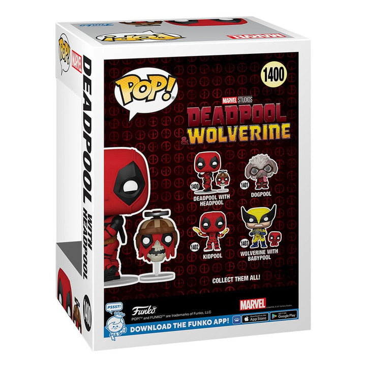 Deadpool with Headpool Marvel Deadpool & Wolverine Funko POP! Vinyl Figure