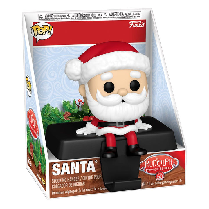 Santa Claus Stocking Hanger Rudolph the Red-Nosed Reindeer Funko POP! Figure