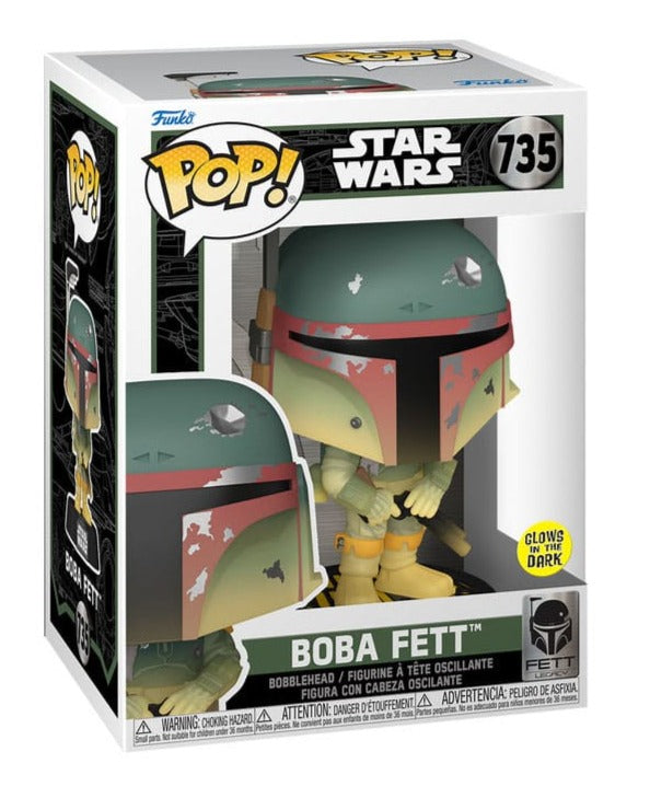 Boba Fett With Rifle Star Wars Fett Legacy Glow In The Dark Funko Pop Vinyl