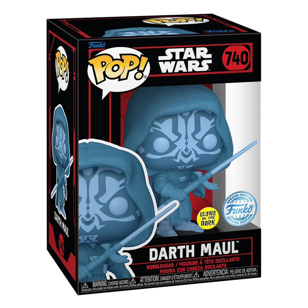 Darth Maul (Holo) Star Wars Dark Side Glow In The Dark Funko POP! Vinyl Figure