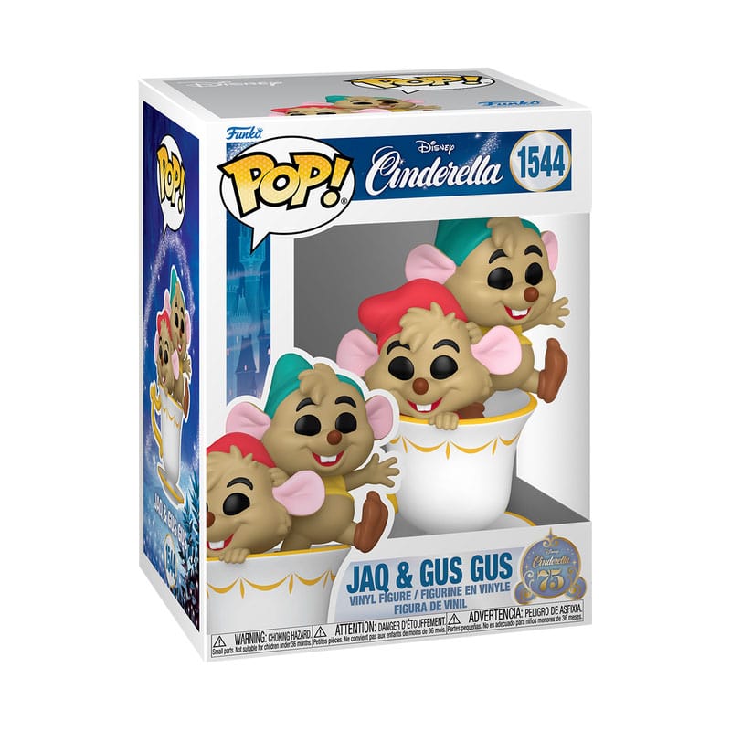 Jaq and Gus Gus Cinderella 75th Anniversary Disney Funko POP! Vinyl Figure