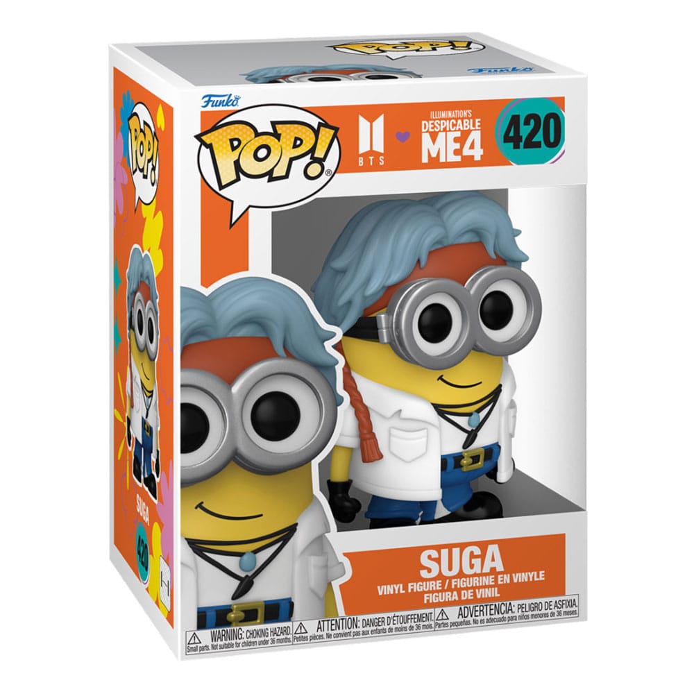 Despicable Me 4 x BTS Full Band (7) Funko POP! Vinyl Figures