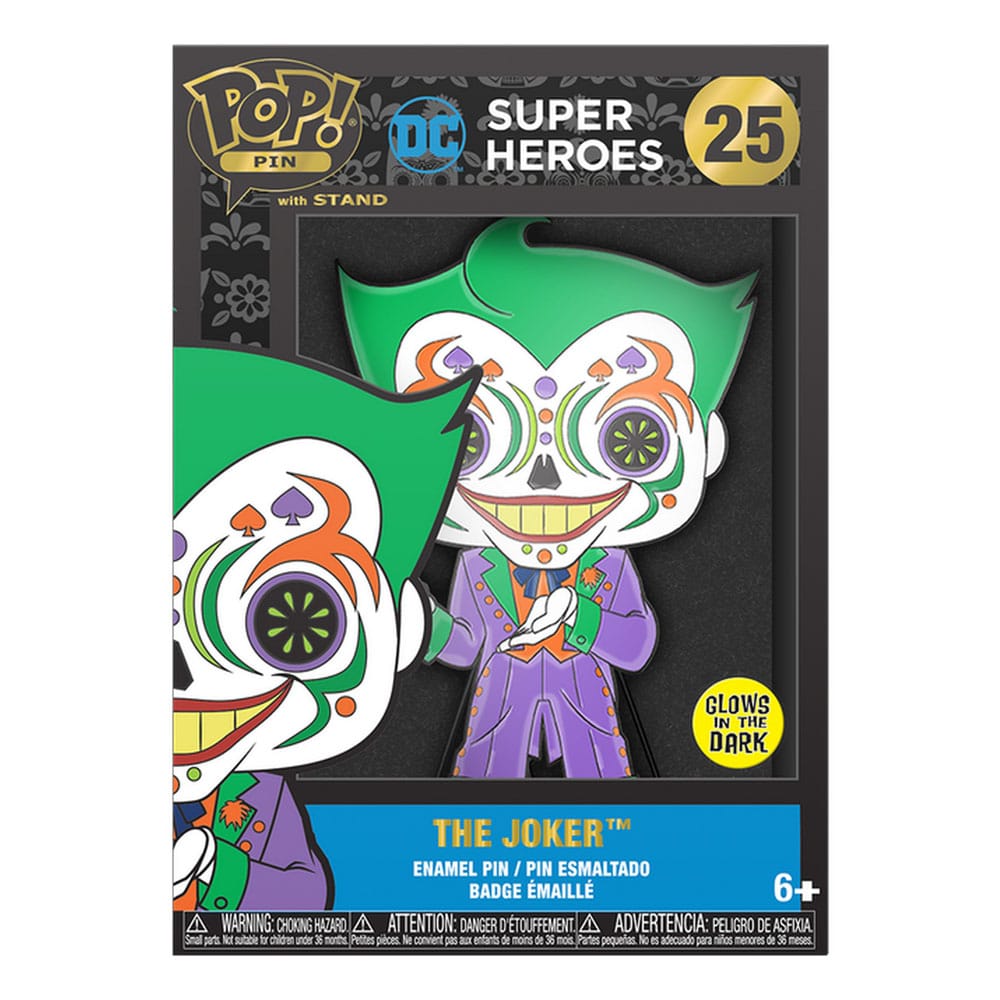 DC Comics DOTD Loungefly POP! Enamel Pin Joker (Glow-in-the-Dark)