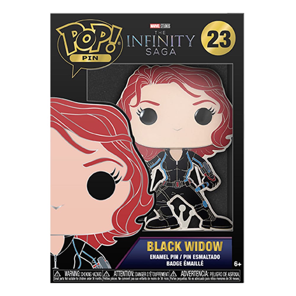 Marvel Infinity Saga POP! Enamel Pin Black Widow