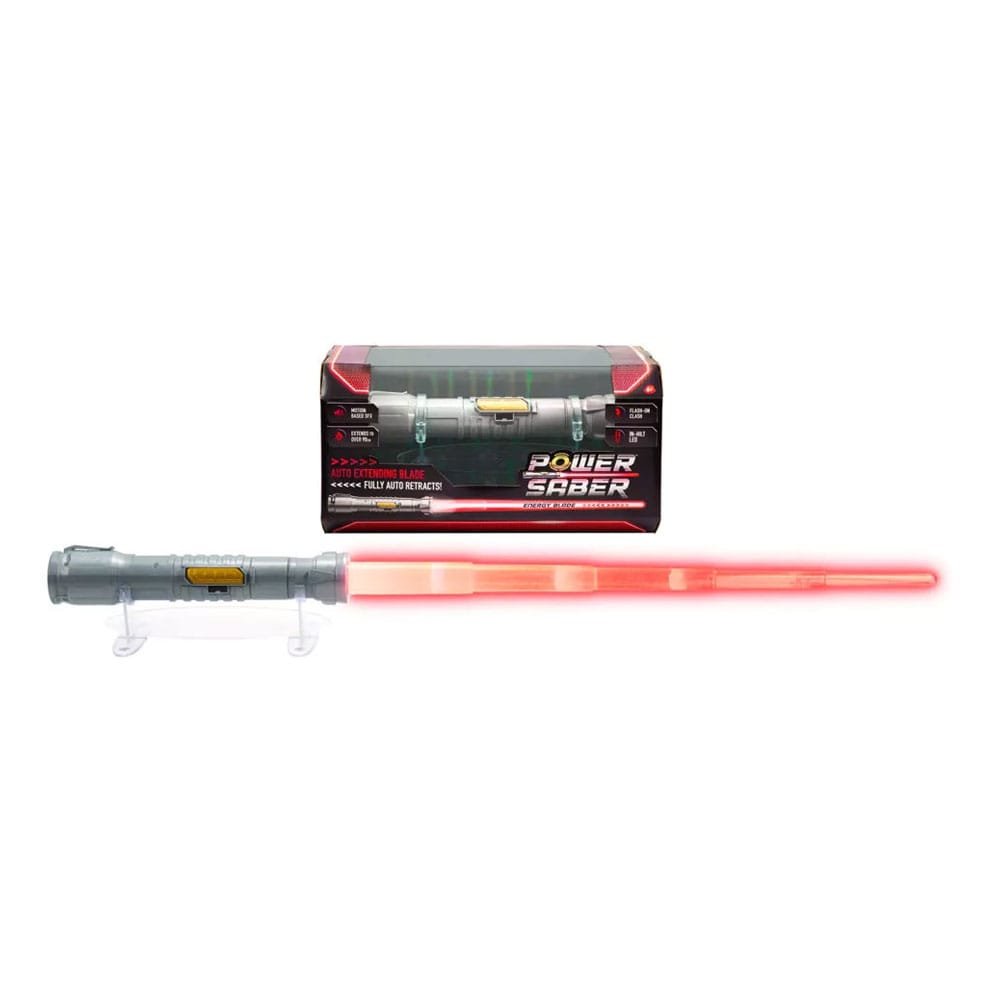 Power Saber Worlds Frist Auto Extending LED Saber - Red