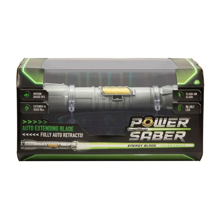 Power Saber Worlds Frist Auto Extending LED Saber - Green