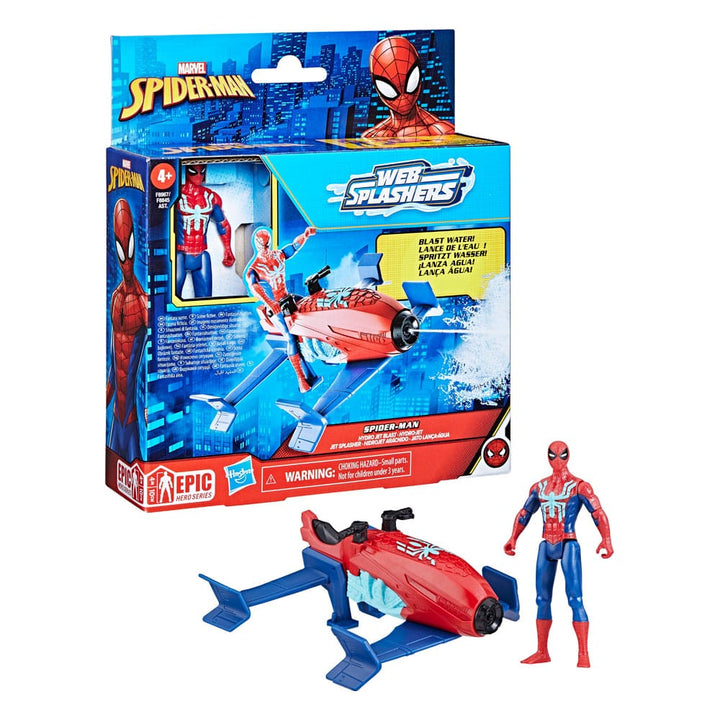Spider-Man Epic Hero Series Web Splashers Action Figure Spider-Man Hydro Jet Blast