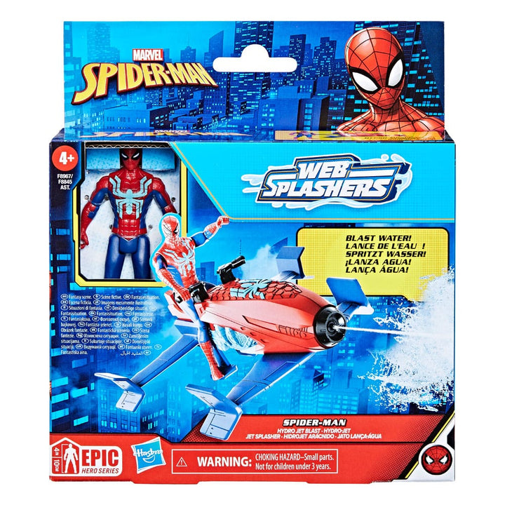 Spider-Man Epic Hero Series Web Splashers Action Figure Spider-Man Hydro Jet Blast