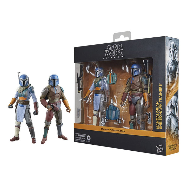 Star Wars The Black Series Mandalorian Shriek-Hawk Trainers 2-Pack 6" Action Figures