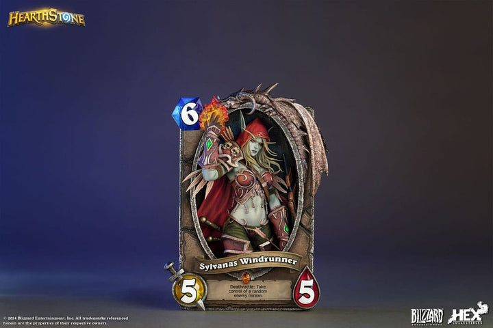 Hearthstone Sylvanas Windrunner (10th Anniversary) Limited Edition 3D Art Frame