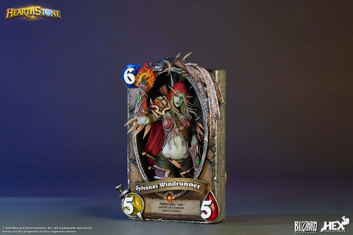 Hearthstone Sylvanas Windrunner (10th Anniversary) Limited Edition 3D Art Frame