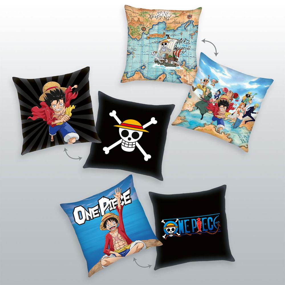 One Piece 3-Pack Characters Pillows