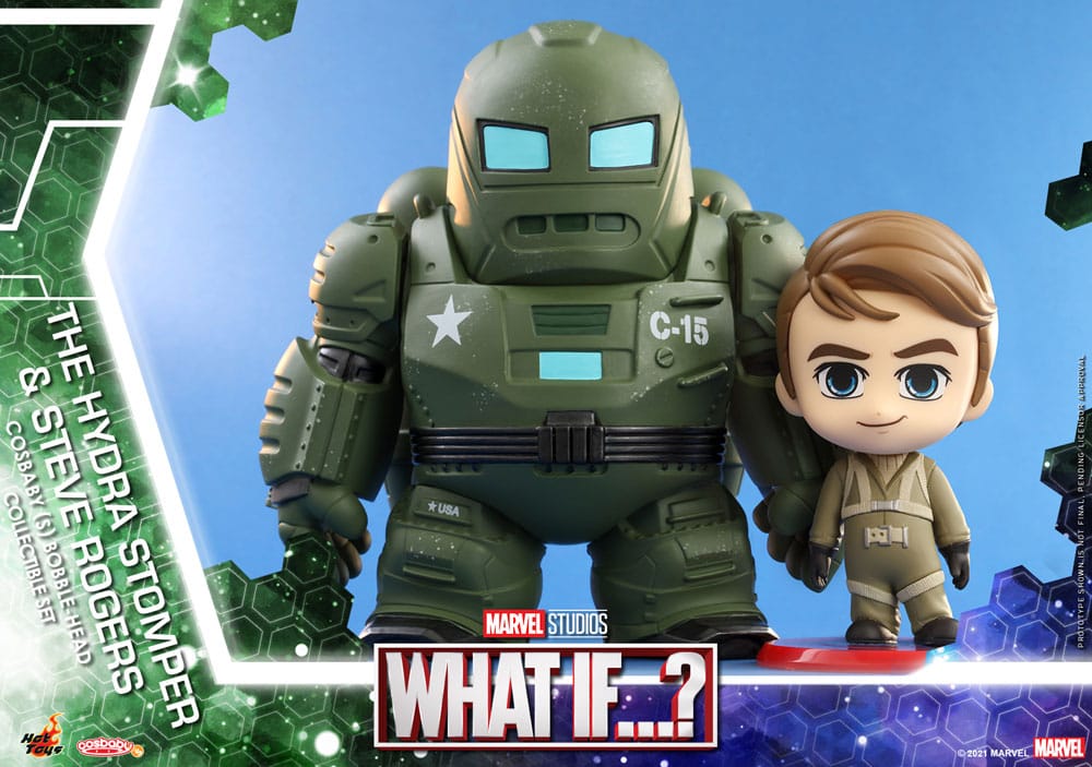 What If...? Cosbaby Mini Figures Hydra Stomper & Steve Rogers