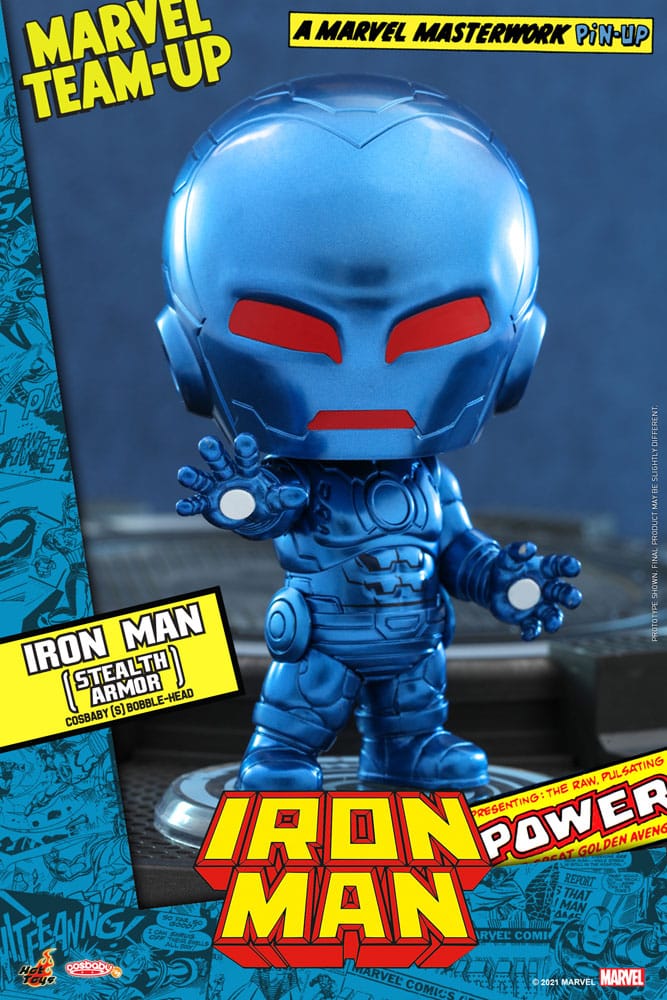Marvel Comics Cosbaby Mini Figure Iron Man (Stealth Armor)