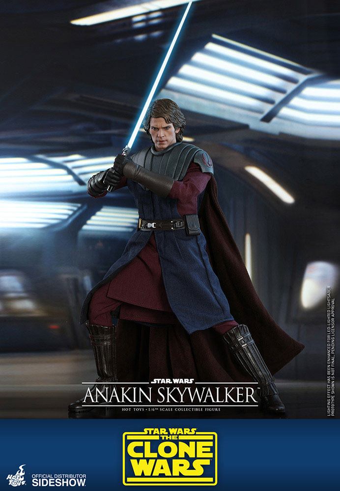 Hot Toys Star Wars The Clone Wars Action Figure 1/6 Scale Anakin Skywalker