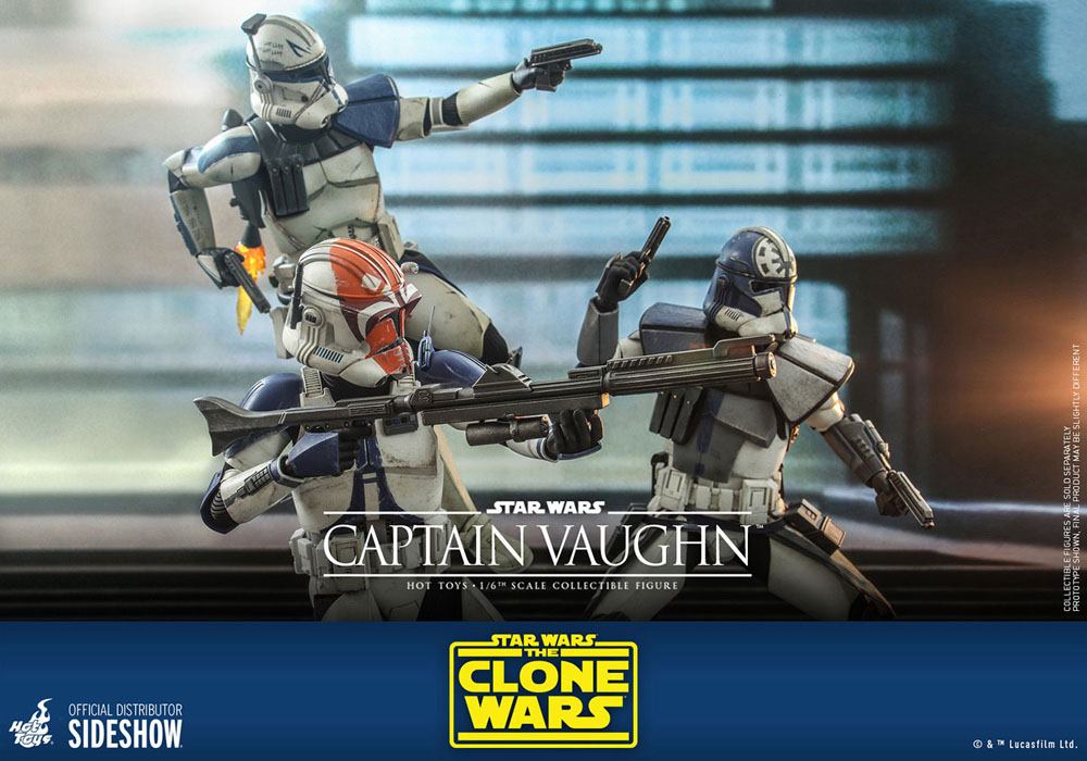 Hot Toys Star Wars The Clone Wars Captain Vaughn 1/6th Scale Figure