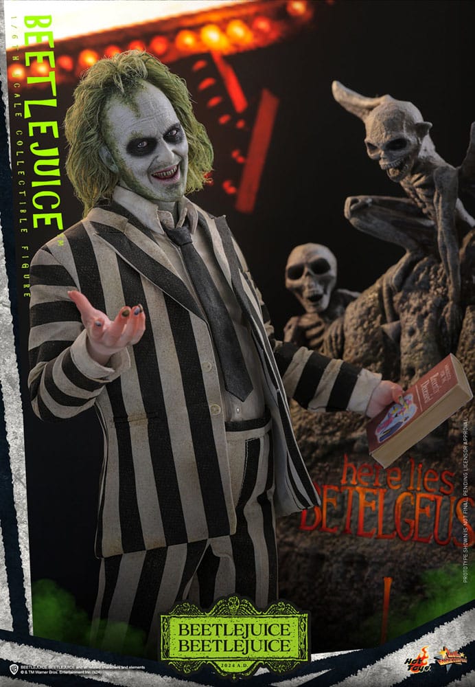 Hot Toys Beetlejuice Beetlejuice Movie Masterpiece Beetlejuice 1/6th Scale Figure