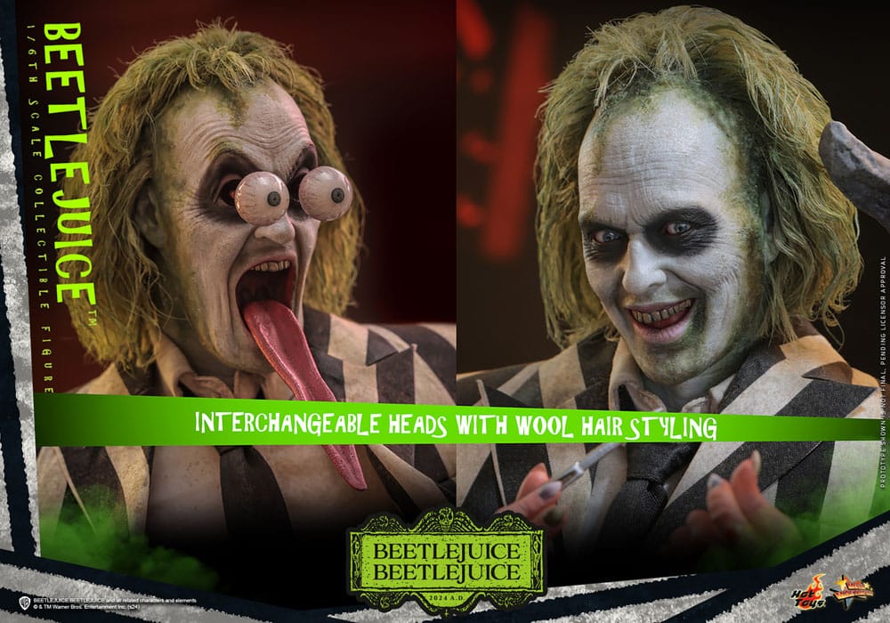 Hot Toys Beetlejuice Beetlejuice Movie Masterpiece Beetlejuice 1/6th Scale Figure