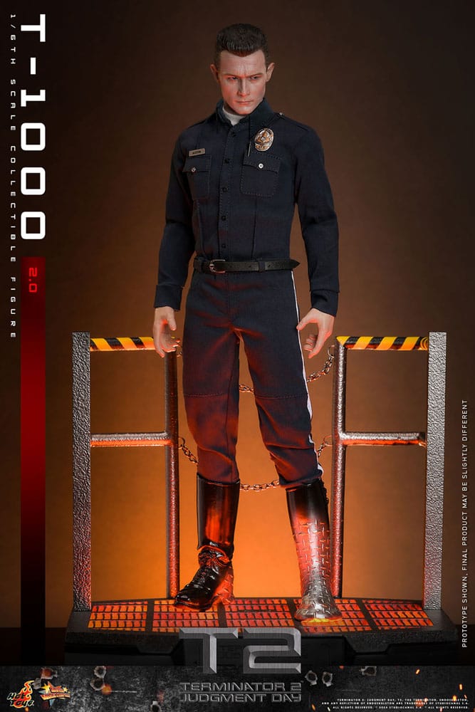 Hot Toys Terminator 2 Judgment Day T-1000 (2.0) 1/6th Scale Figure