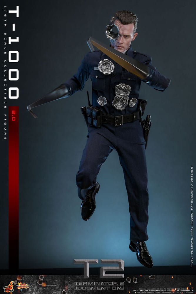 Hot Toys Terminator 2 Judgment Day T-1000 (2.0) 1/6th Scale Figure