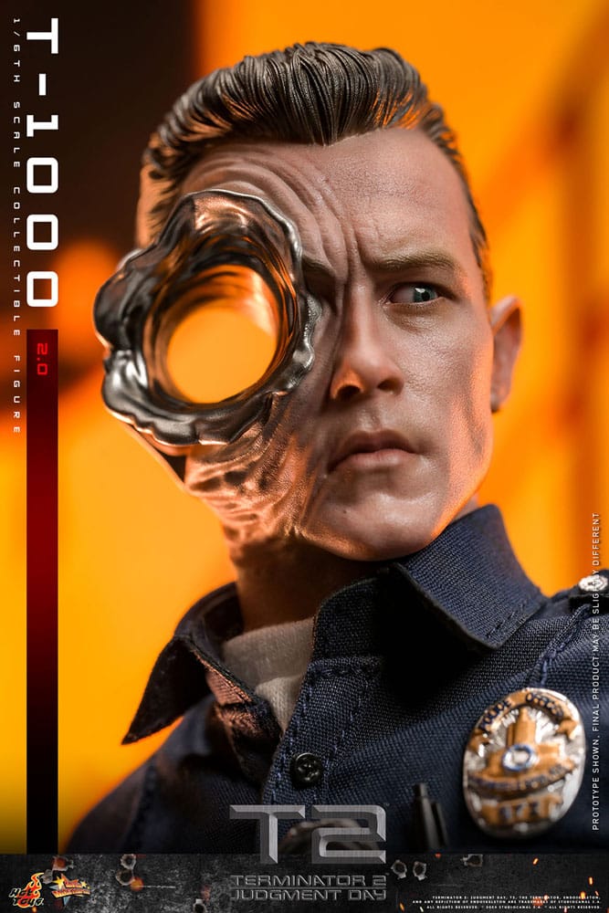 Hot Toys Terminator 2 Judgment Day T-1000 (2.0) 1/6th Scale Figure