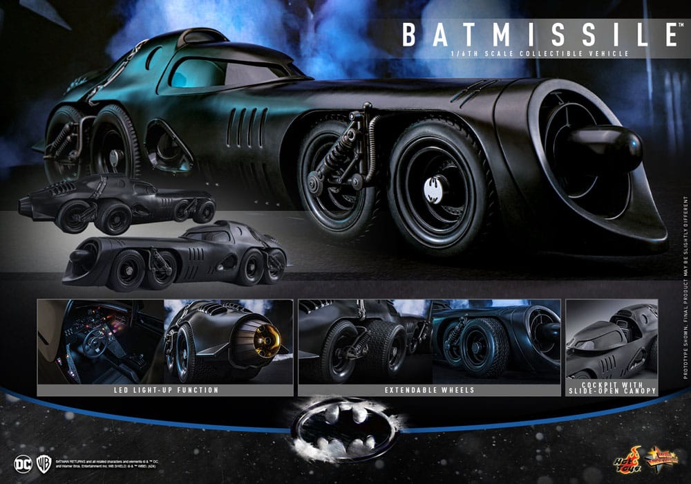 Hot Toys Movie Masterpiece Batman Returns Batmissile 1/6th Scale Vehicle