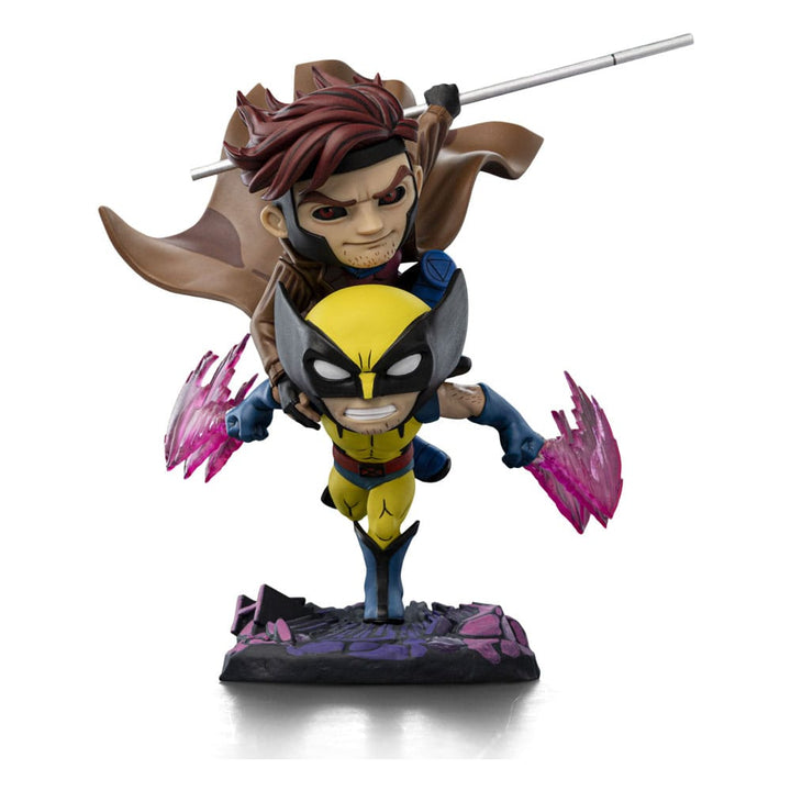 Iron Studios X-Men '97 MiniCo Wolverine and Gambit Figure