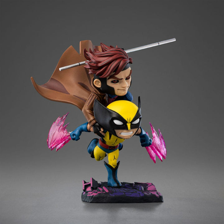 Iron Studios X-Men '97 MiniCo Wolverine and Gambit Figure