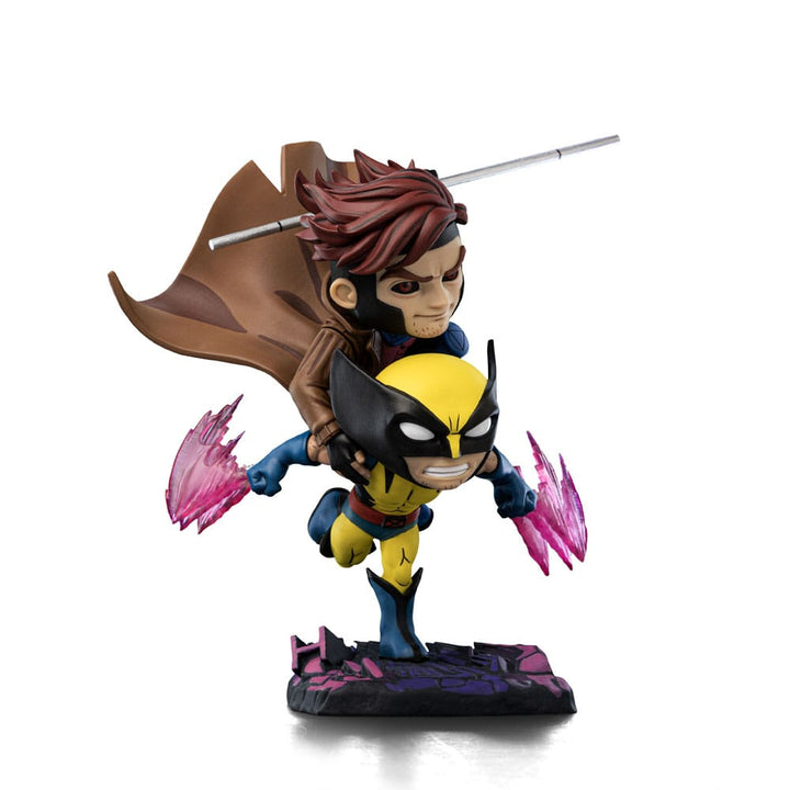 Iron Studios X-Men '97 MiniCo Wolverine and Gambit Figure