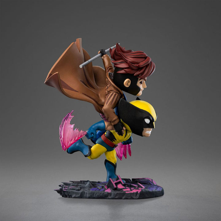 Iron Studios X-Men '97 MiniCo Wolverine and Gambit Figure