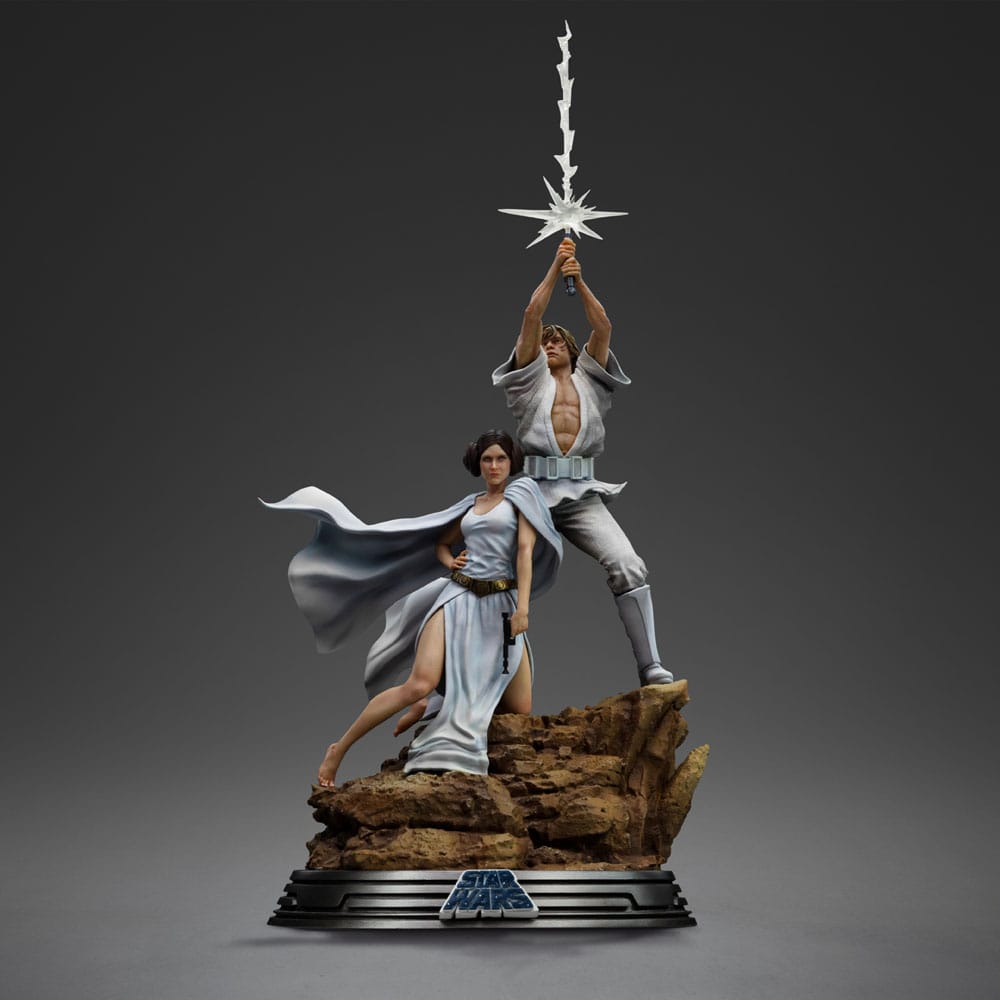 Iron Studio Star Wars: A New Hope Luke and Leia Deluxe 1/10 Art Scale Limited Edition Statue